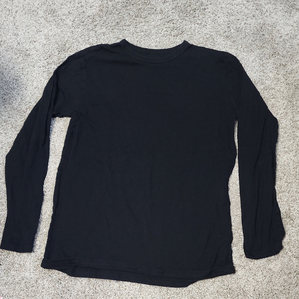 Place Black Long Sleeve Kids Tee